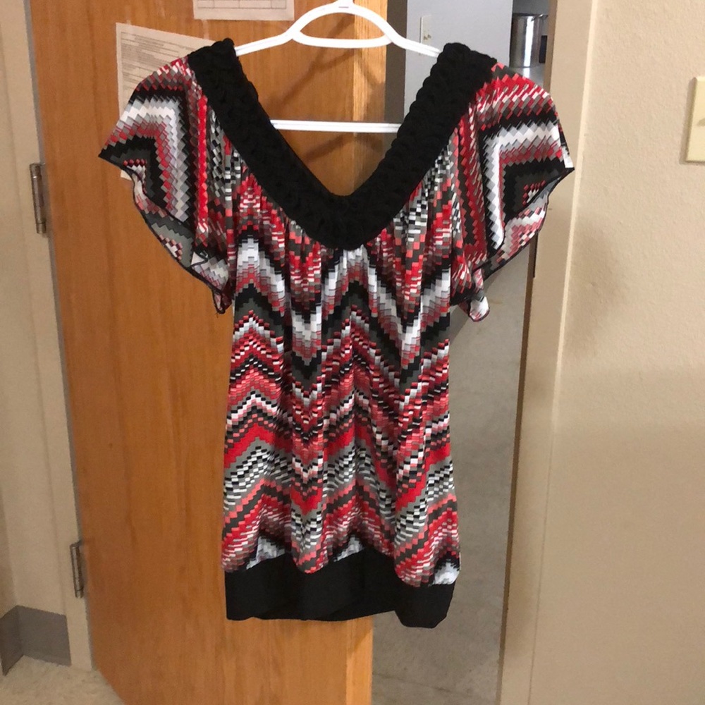 Multi colored shirt
